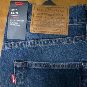 Levis premium 511 32x32 selvedge denim jeans